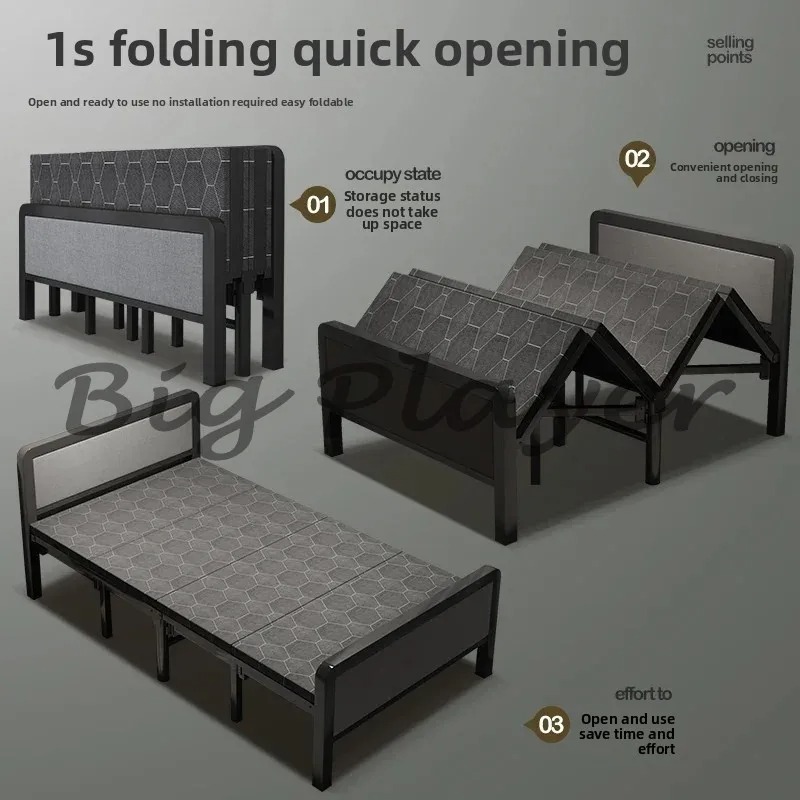 Office Furniture Rental - *Opklapbed Tweepersoonsbed Eenvoudig huurhuis Middagpauze Bed
