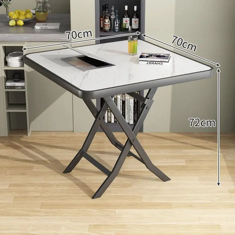 Office Furniture Rental - Draagbare vierkante tafel voor huurhuizen, slaapzalen,