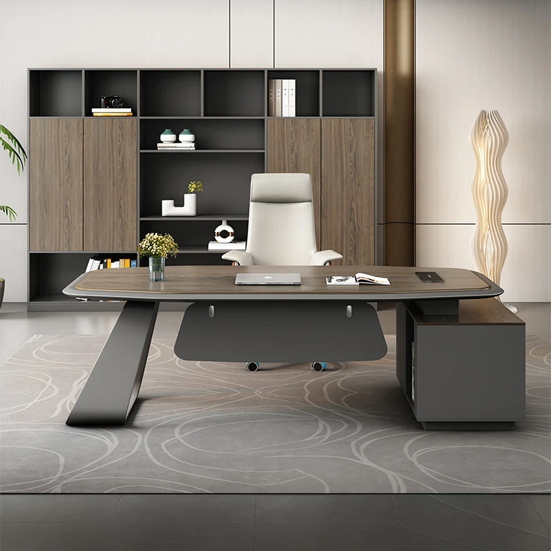Office Furniture Rental - Minimalistische Manager Bureaus Computer Moderne opbergruimte