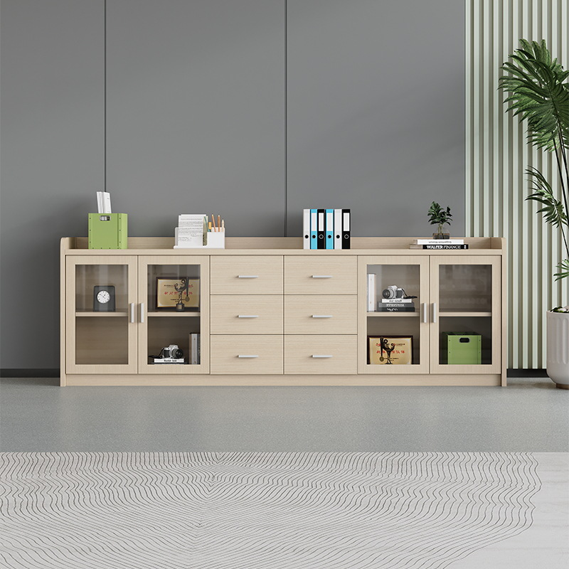 File Cabinet Lateral - Houten archiefkast met deur Kantoorkluis Informatielade
