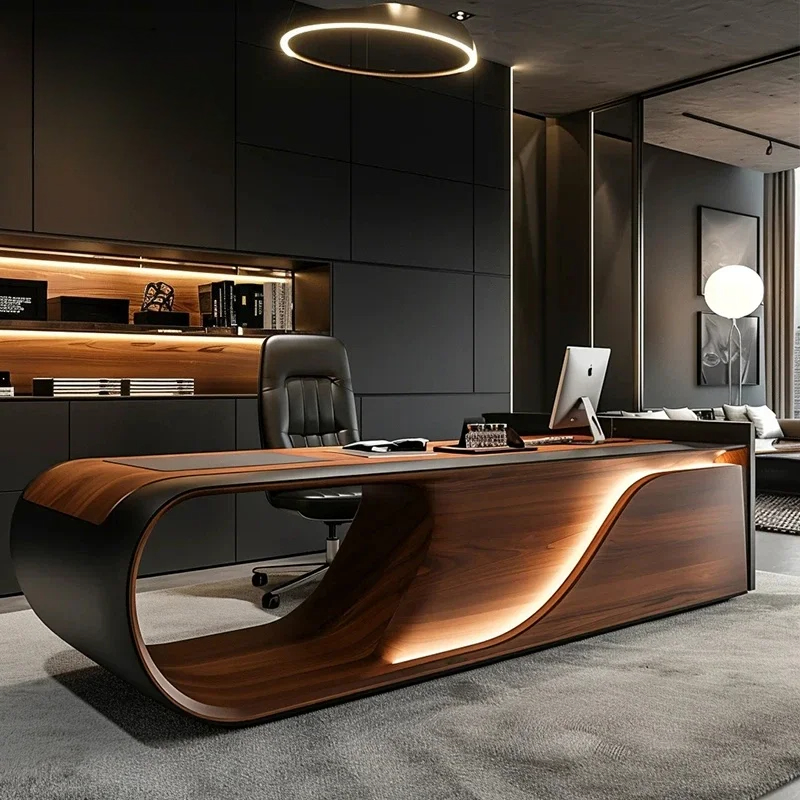 Office Furniture Rental - Nieuw Chinees houten modern eenvoudig directiebureau