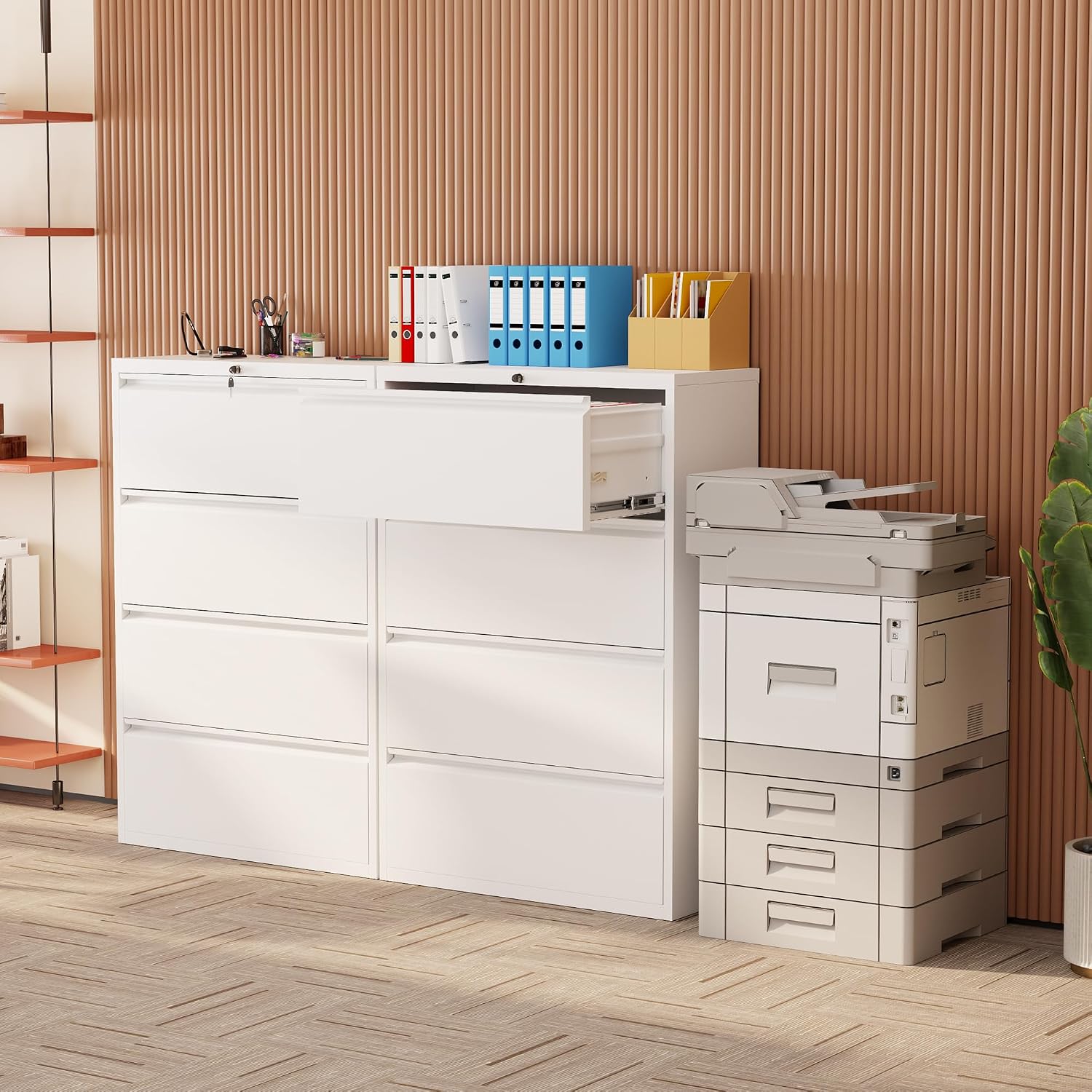 Witte zijdelingse archiefkast  - File Cabinet Lateral recensie en prijs