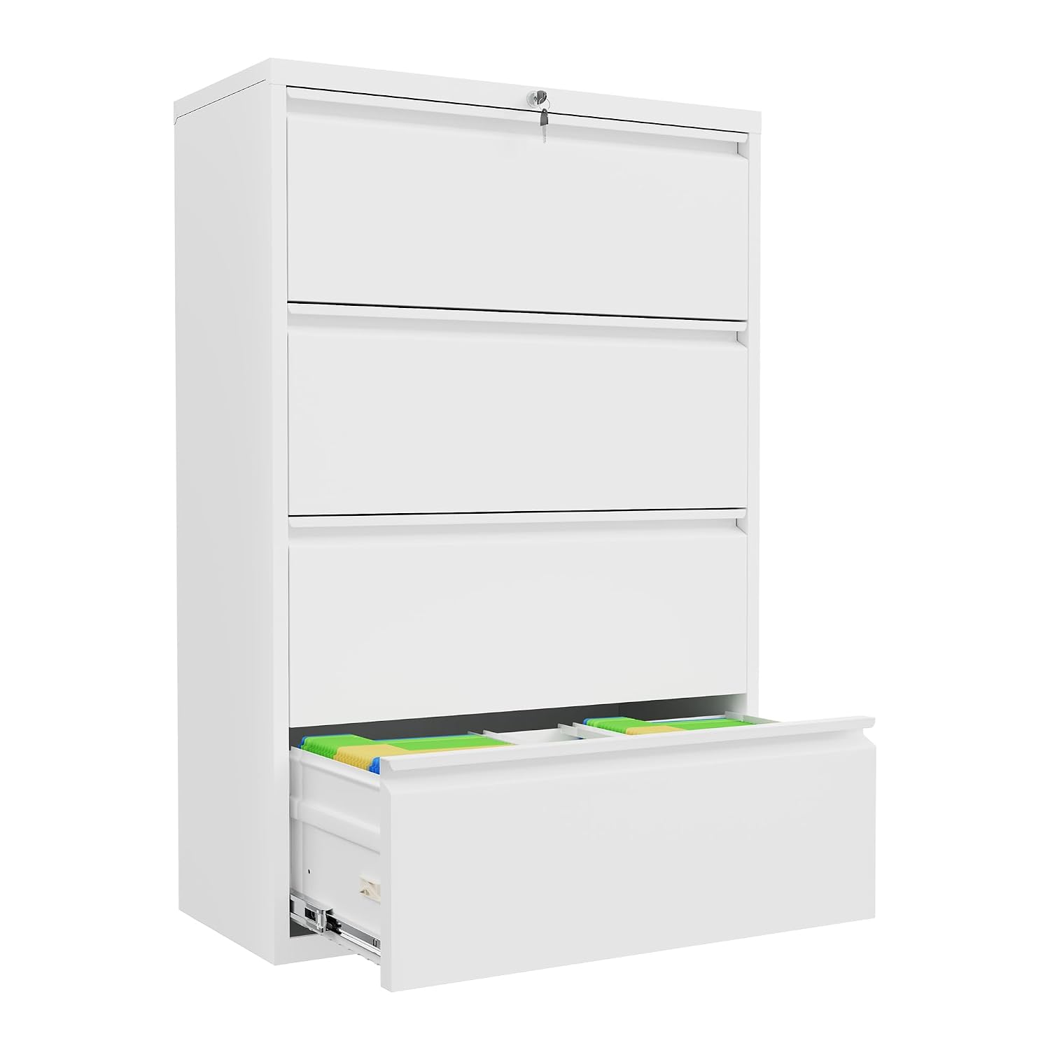 Witte zijdelingse archiefkast  - File Cabinet Lateral recensie en prijs