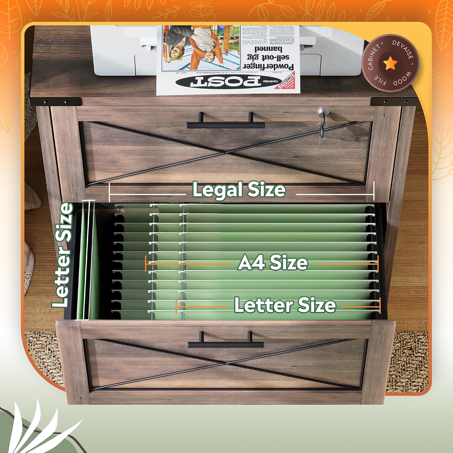 Houten zijarchiefkast, archief - File Cabinet Lateral recensie en prijs