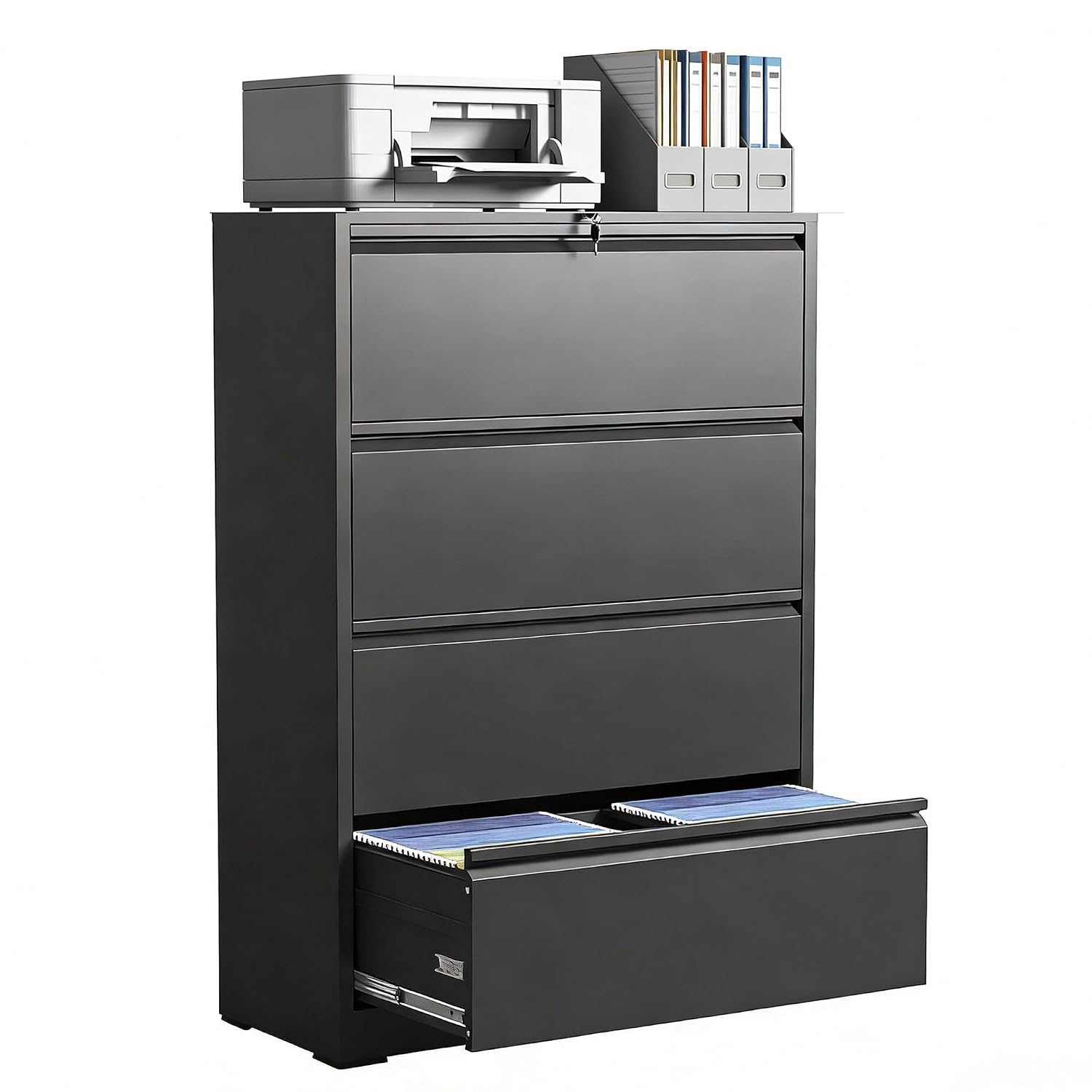 4-laden zijdelingse archiefkas - File Cabinet Lateral recensie en prijs