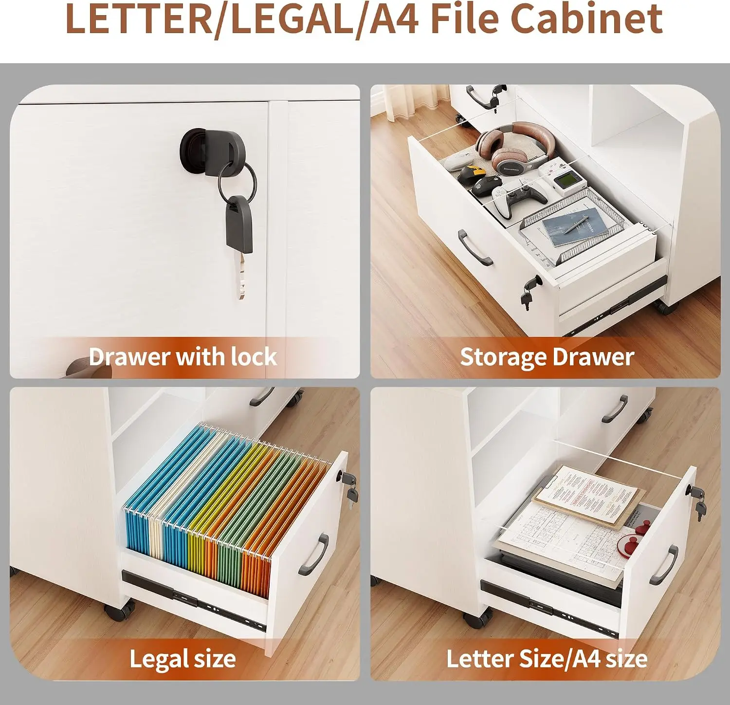 Mobiele zijdelingse archiefkas - File Cabinet Lateral recensie en prijs