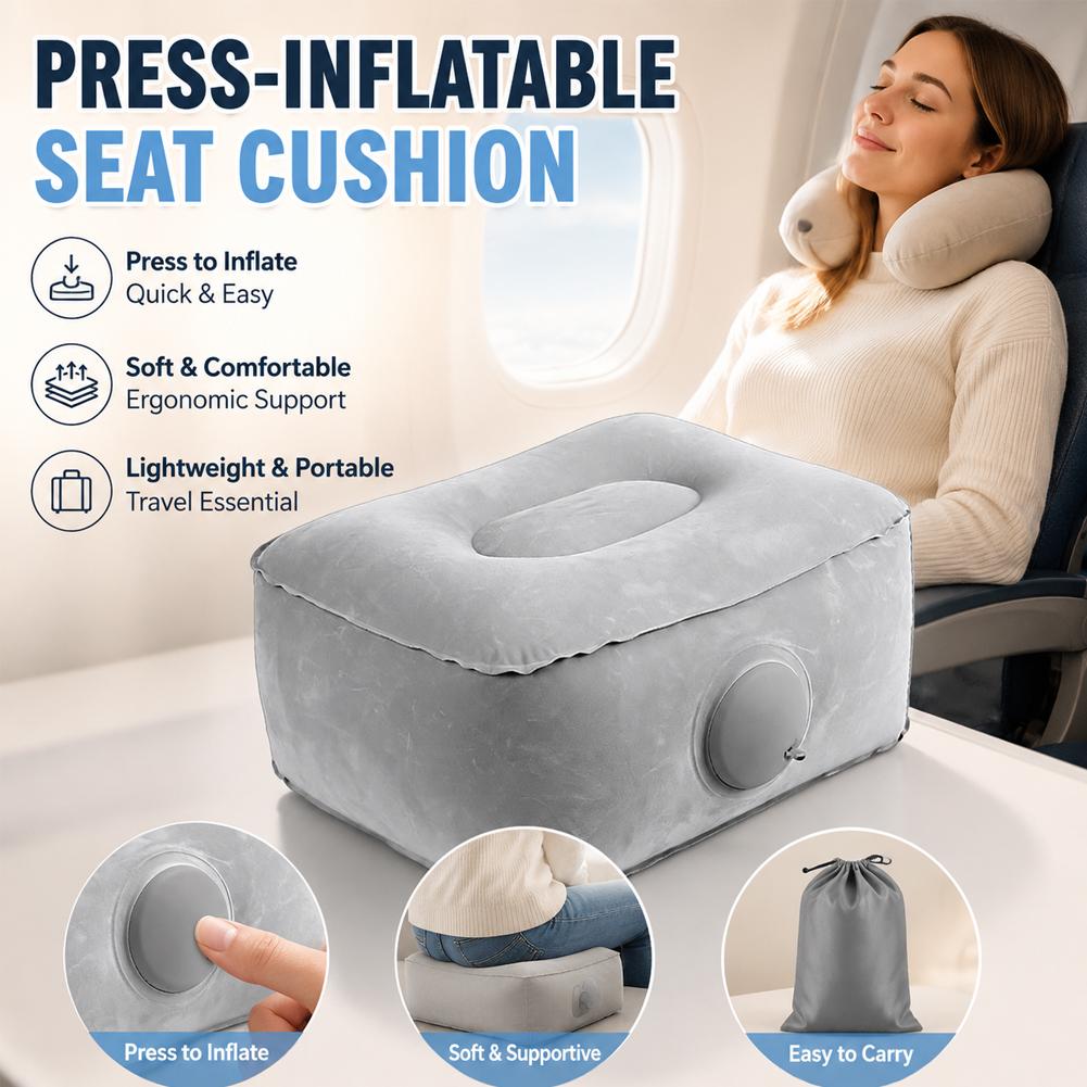 Opblaasbaar luchtkussen, draag - Office Footrest Cushion recensie en prijs