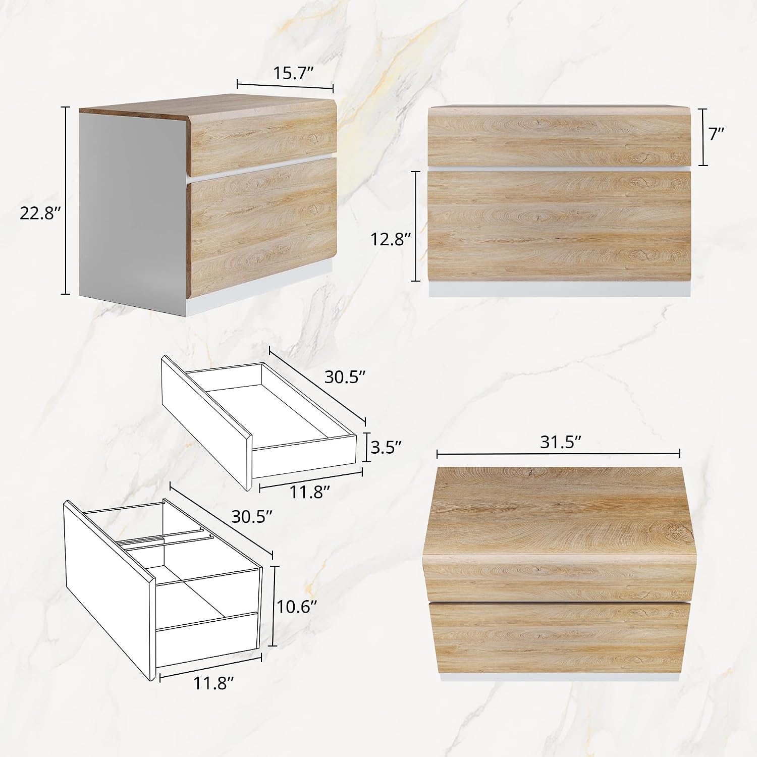 Laterale archiefkast met 2 lad - File Cabinet Lateral recensie en prijs