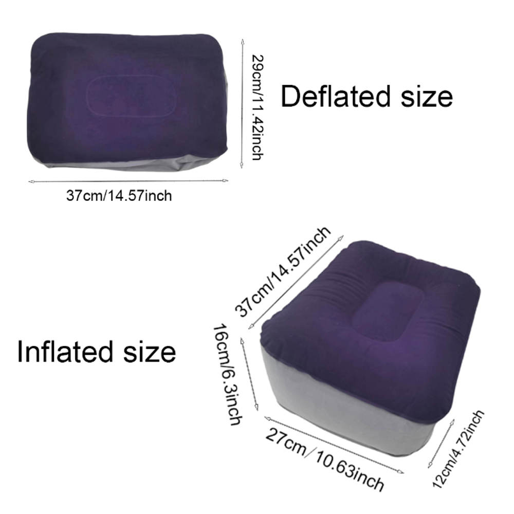 Opblaasbaar voetsteunkussen PV - Office Footrest Cushion recensie en prijs