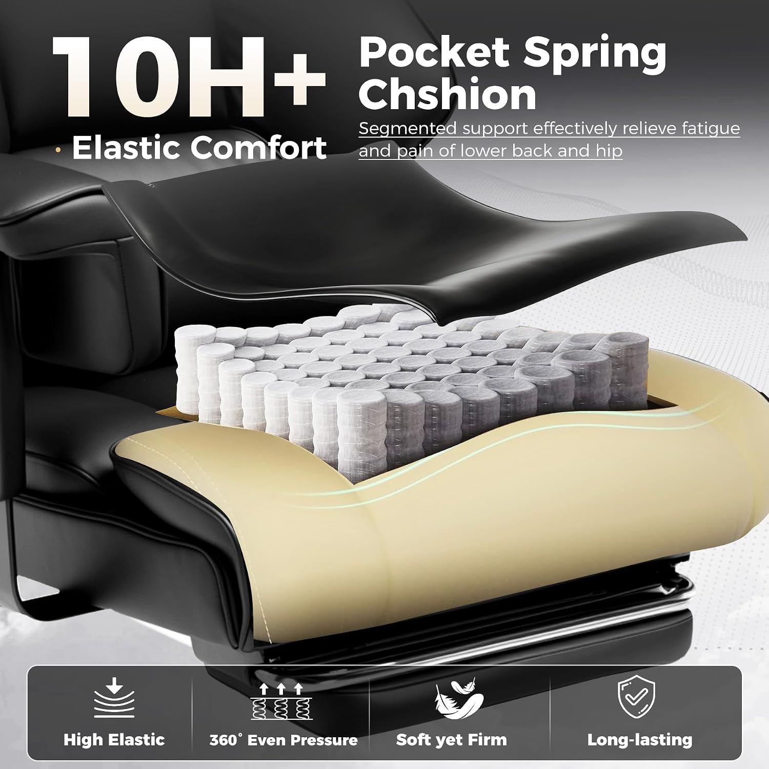 Grote & Lange Gamingstoel 400l - Office Footrest Cushion recensie en prijs