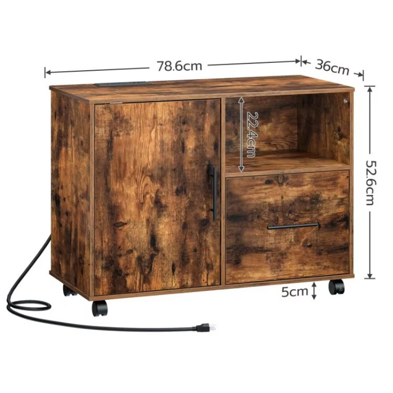 # c Houten kantoorarchiefkast, - File Cabinet Lateral recensie en prijs