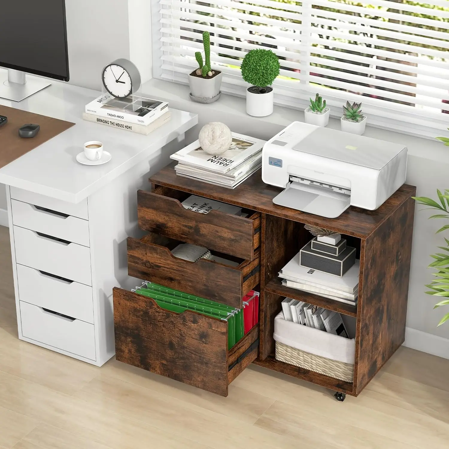3-ladenkast, mobiele printerst - File Cabinet Lateral recensie en prijs